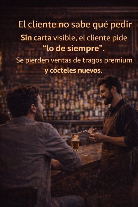 Cliente no sabe qué pedir