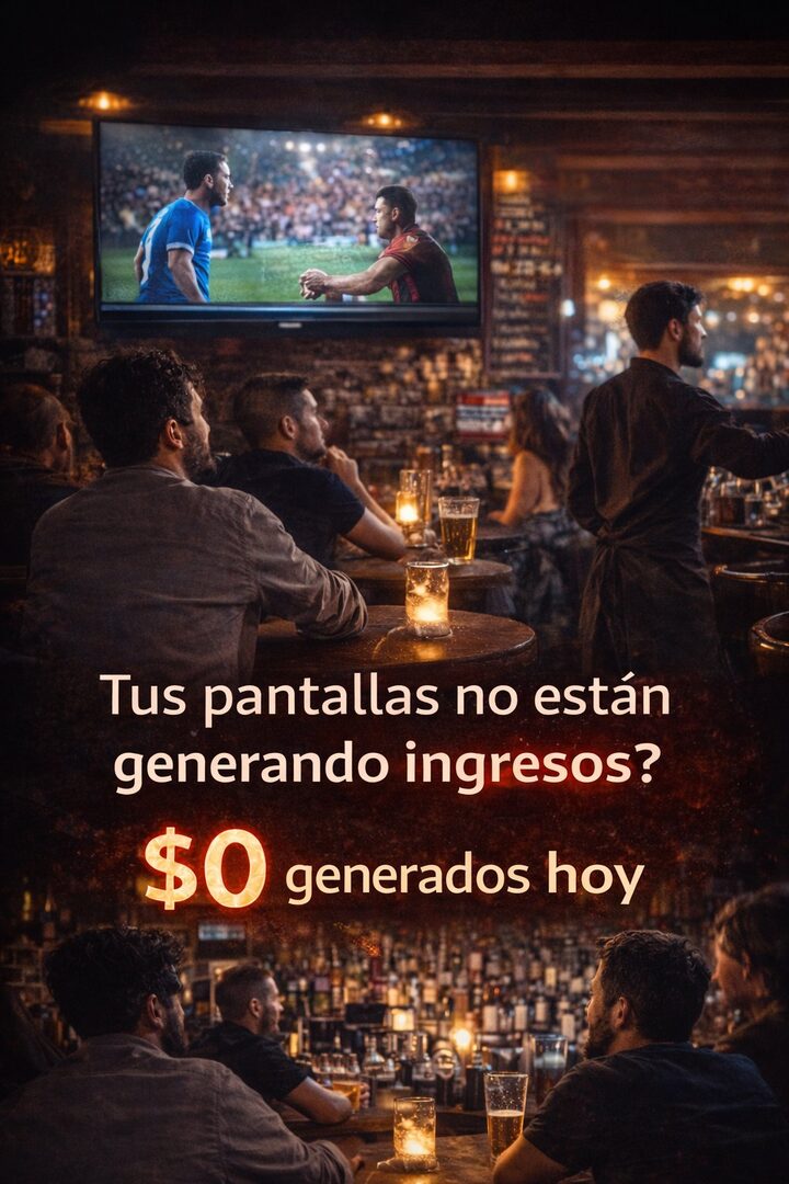 Tus pantallas no generan ingresos